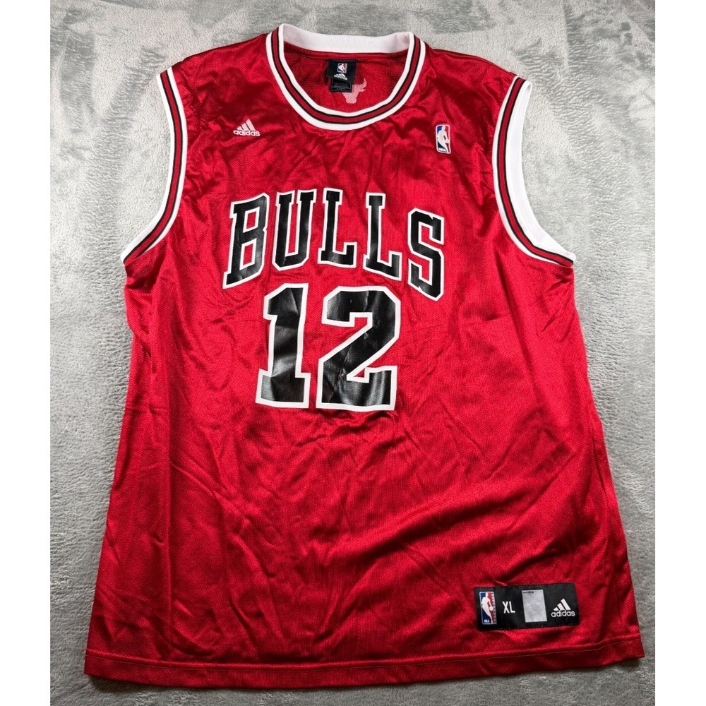 Adidas Chicago Bulls Kirk Hinrich Jersey Mens XL Red NBA #12